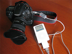 iPod Camera Connector en acción