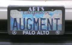 Doug Engelbart's license plate