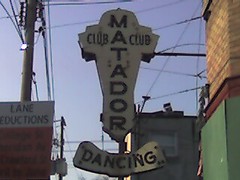 dance club sign