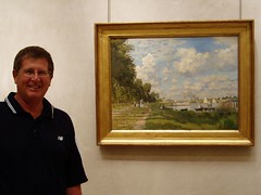 Peter with our Monet