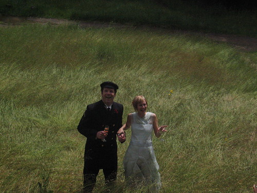 Max and Jen in the meadow