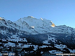 The Jungfrau from Wengen