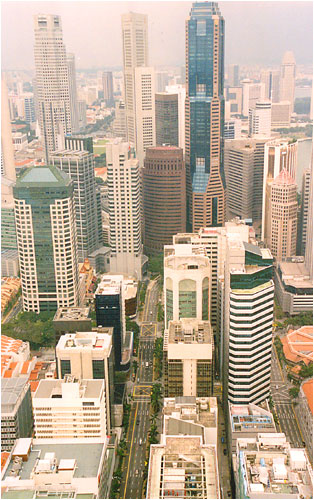 rascacielos en Singapur
