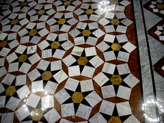 Detail of floor tiles