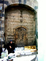 Woman at a Caravanserai door