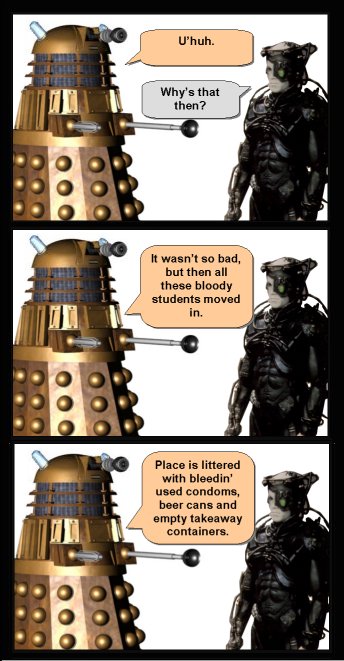 Dalek and Borg toon 11