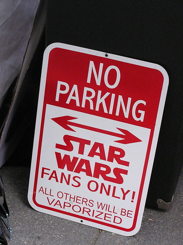 No Parking - Star Wars Fans Only!