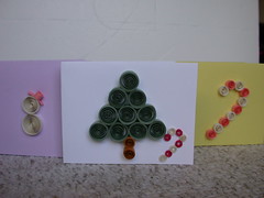Quilling christmas card