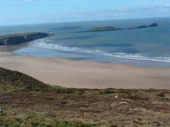 Worm's Head from above Llangennith
