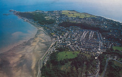 The Mumbles mile from the air