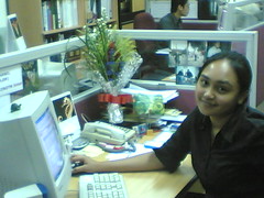 office wt flower