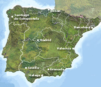 Mapa España Secretplaces